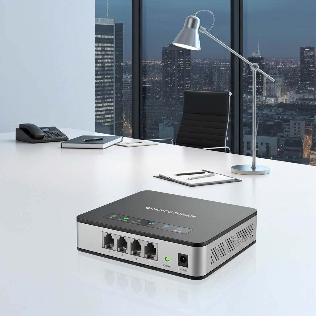 Grandstream HT814 | 4-Port FXS Analog Telephone Adapter (ATA) with Gigabit Router