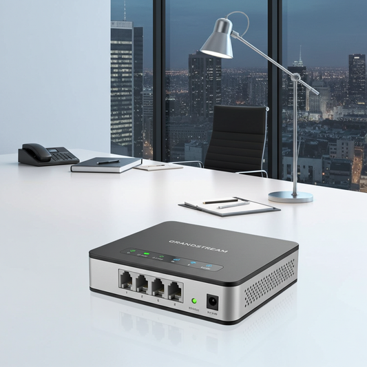 Grandstream HT814 | 4-Port FXS Analog Telephone Adapter (ATA) with Gigabit Router