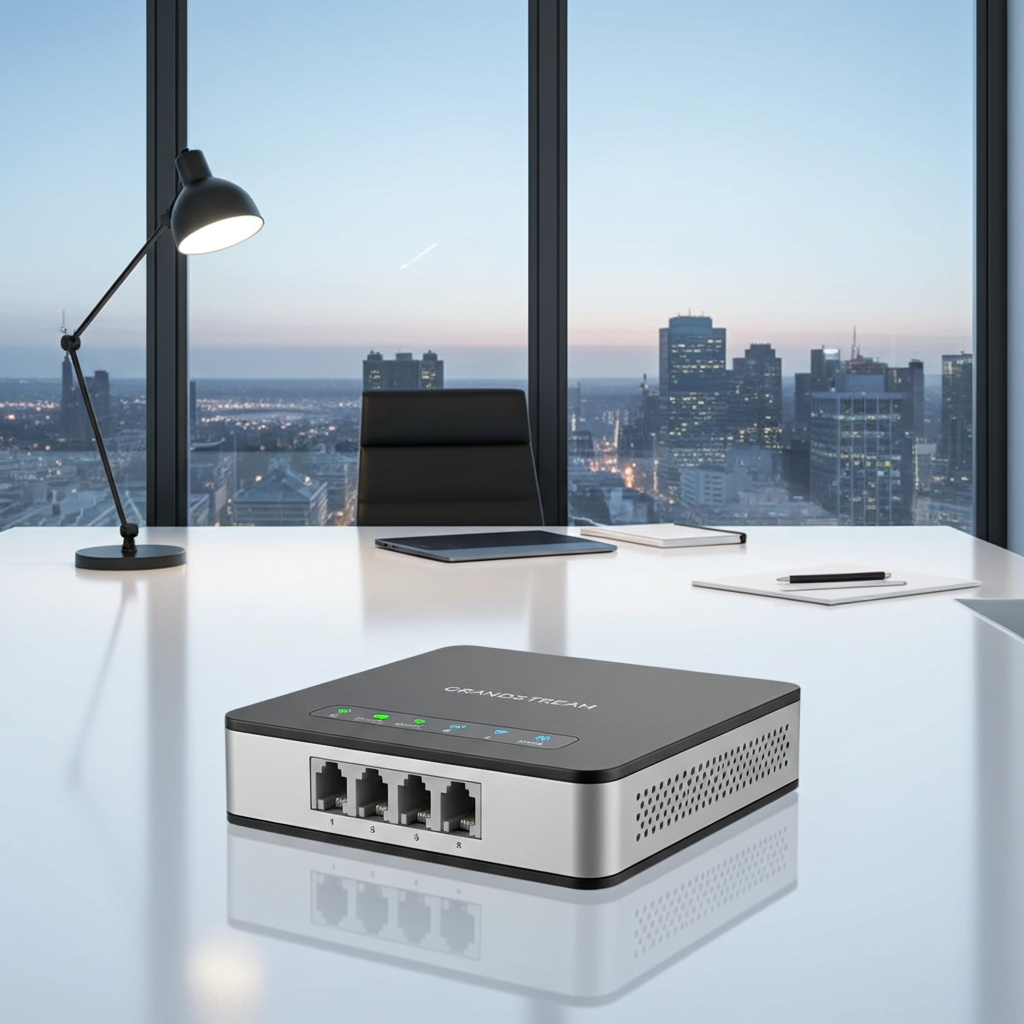 Grandstream HT814 | 4-Port FXS Analog Telephone Adapter (ATA) with Gigabit Router