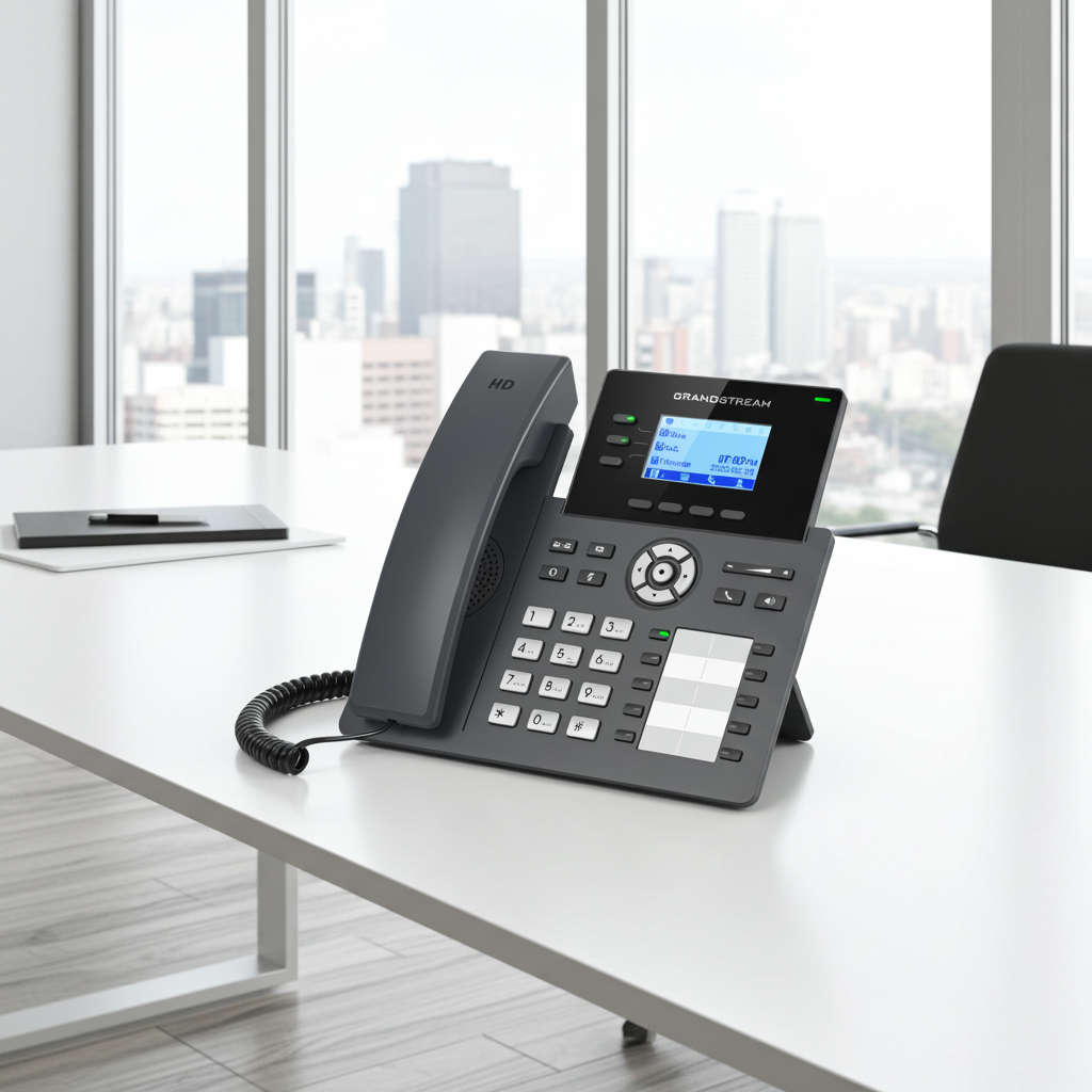 Grandstream GRP2604P Gigabit IP Phone - Front view
