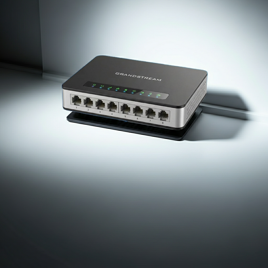Grandstream HT818 8-Port FXS VoIP Gateway | High-Performance Analog Adapter