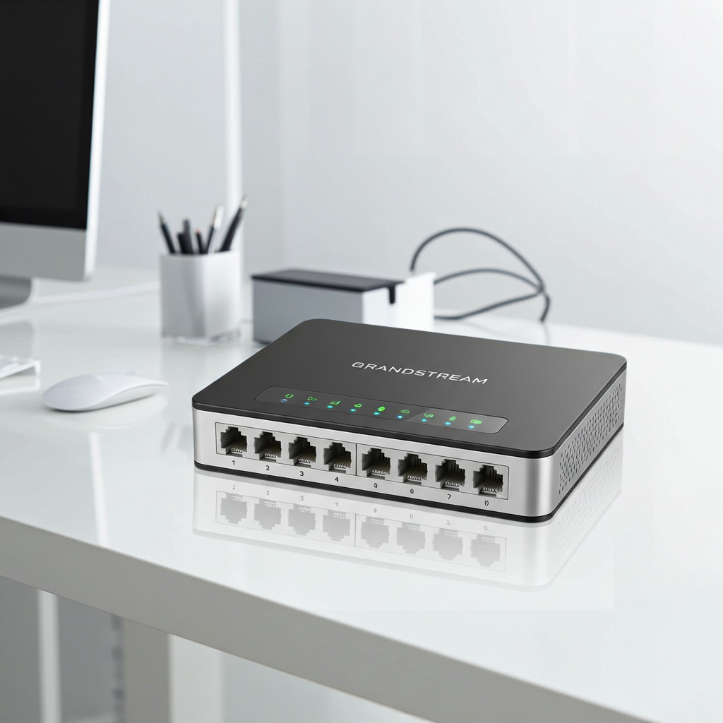 Grandstream HT818 8-Port FXS VoIP Gateway | High-Performance Analog Adapter