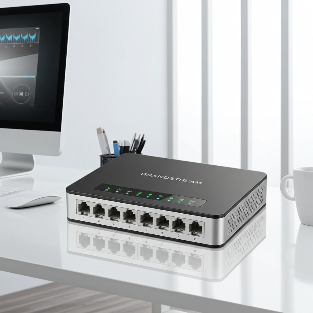 Grandstream HT818 8-Port FXS VoIP Gateway | High-Performance Analog Adapter